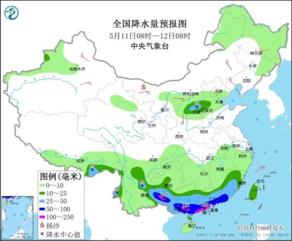 华南等地雨势猛烈需防地质灾害 北方气温低位运行