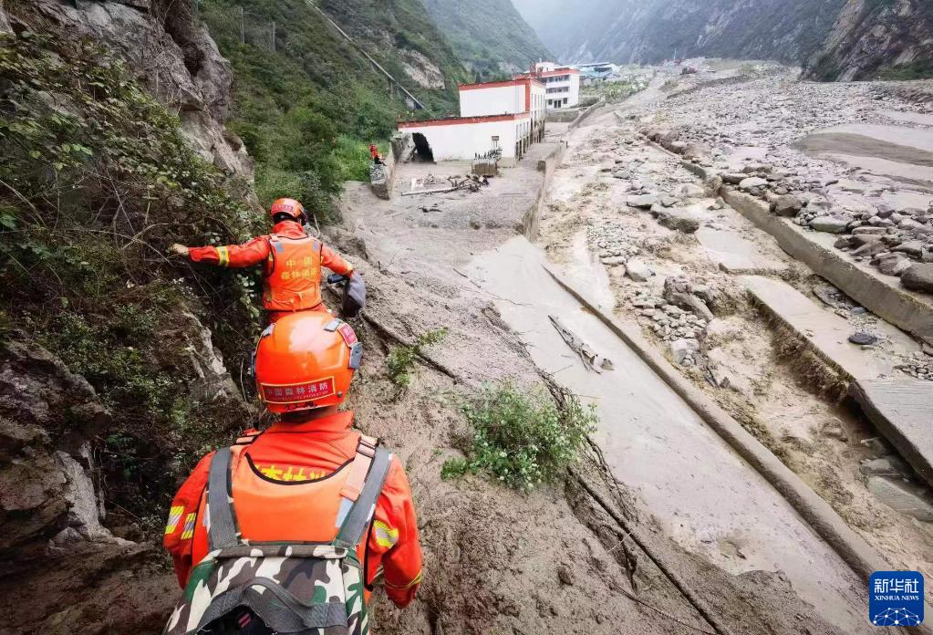 四川汶川县发生山洪泥石流灾害致7人失联