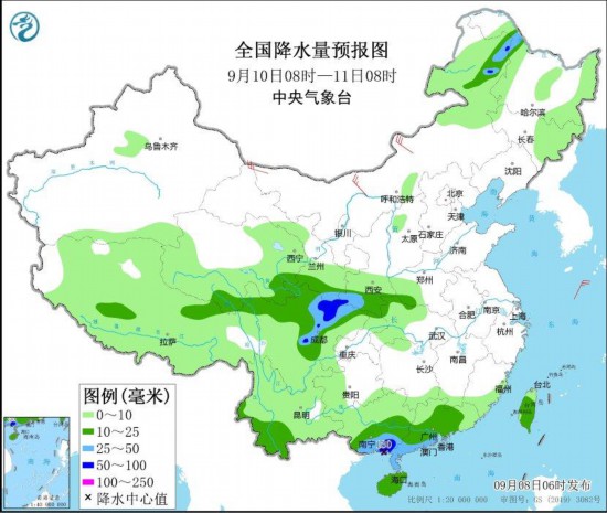 广东广西等地有强降水 冷空气影响北方地区